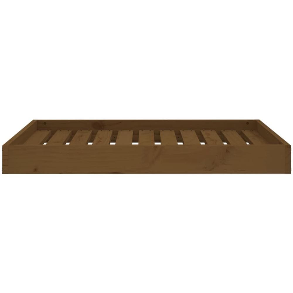 Cuccia Per Cani Miele 91,5x64x9 Cm In Legno Massello Di Pino - Foto 2