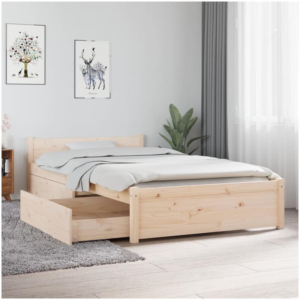 Giroletto con Cassetti 90x190 cm Single - Foto 1