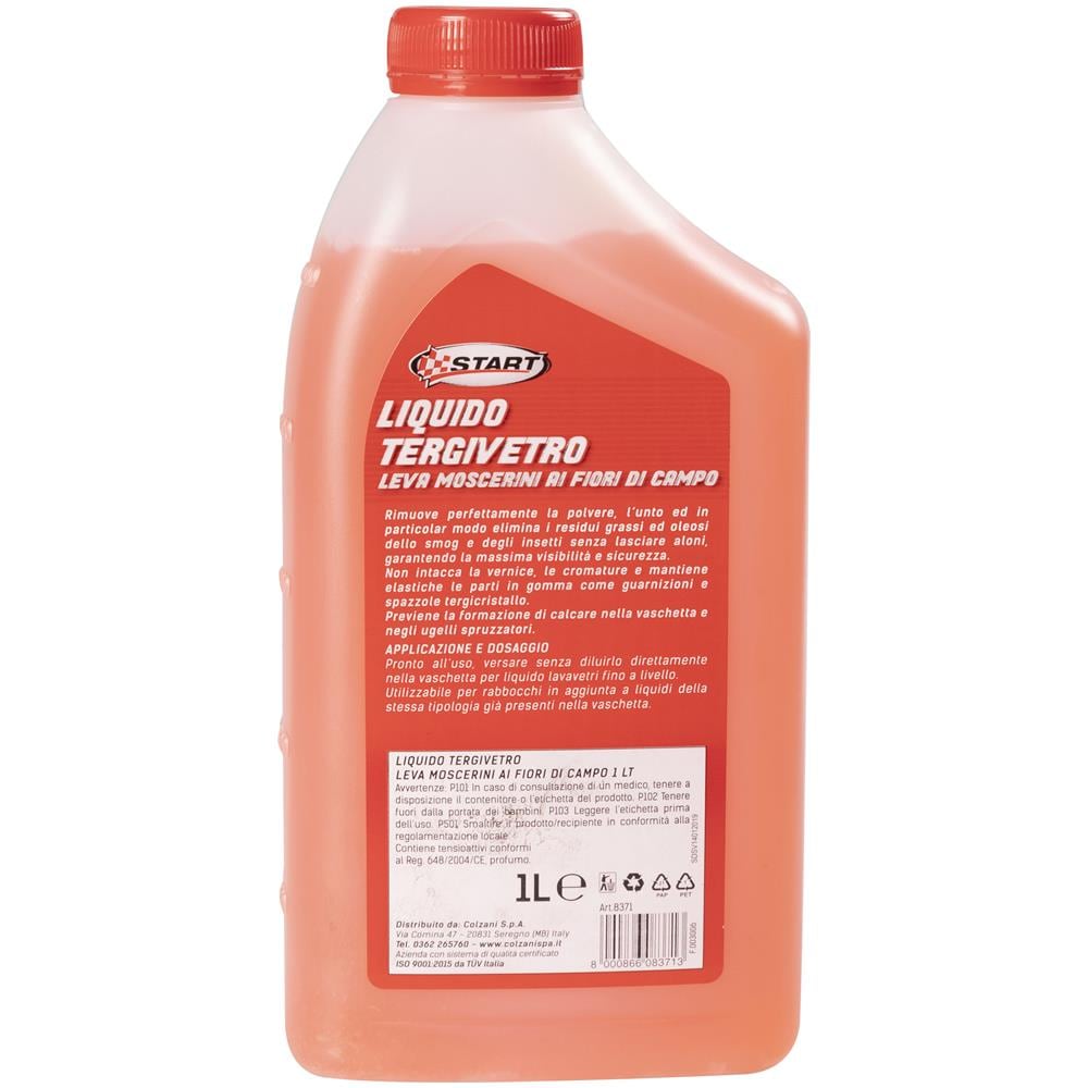 Liquido Tergivetro Leva Moscerini Profumato Ai Fiori Di Campo -1 C 1l - Foto 4