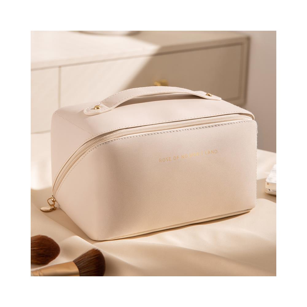 Borsa Per Il Trucco Grande/spaziosa Necessaria - Borsa Per Il Trucco - Borsa Per Il Trucco White - Foto 2