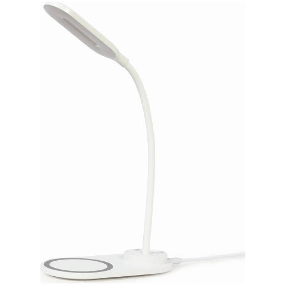 Lampada Da Scrivania Con Caricabatterie Wireless Bianco - Foto 1