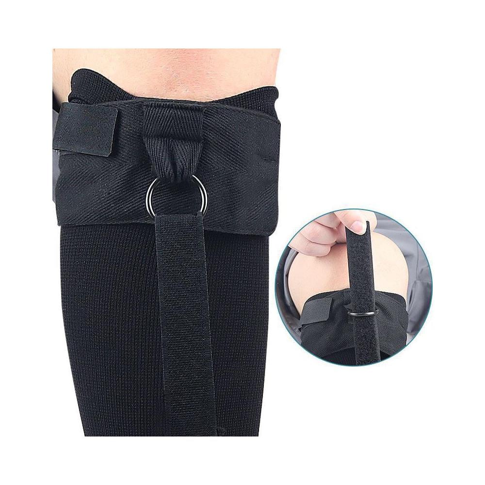 Calzino Elasticizzato Per La Caduta Del Piede Barella Per Fascite Plantare Nero L /xl - Foto 2