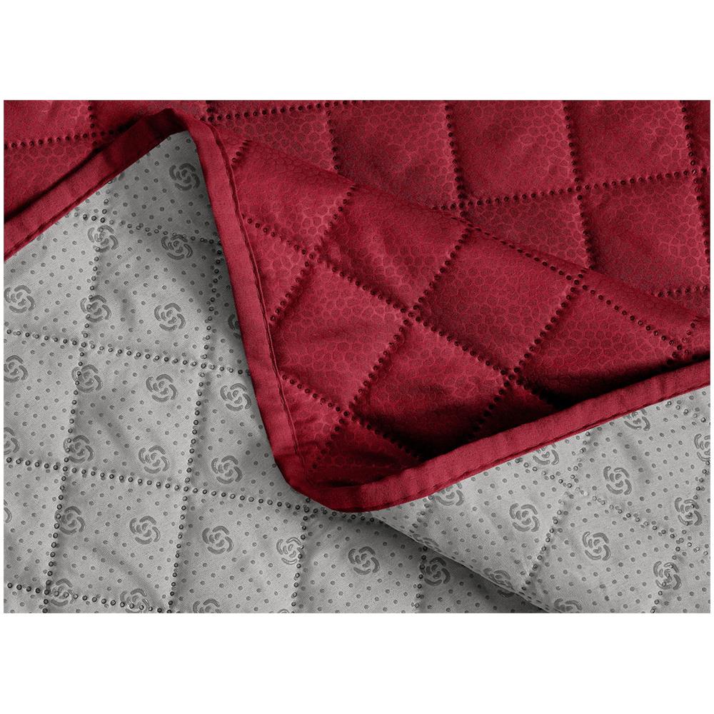 Copridivano Antimacchia Antiscivolo Trapuntato Impermeabile Pitonato Imperiale 3 Posti Bordeaux - Foto 4