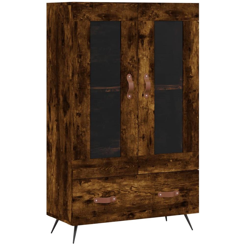 Credenza Rovere Fumo 69,5x31x115 Cm In Legno Multistrato - Foto 2