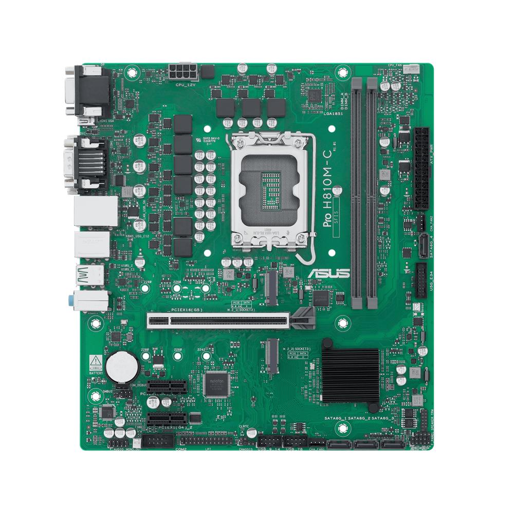 Scheda Madre 90MB1KHP-M0EAYC Socket LGA 1851 Chipset H 810 Micro-ATX - Foto 1