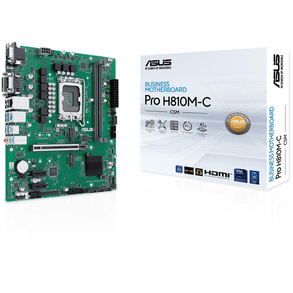 Scheda Madre 90MB1KHP-M0EAYC Socket LGA 1851 Chipset H 810 Micro-ATX - Foto 8