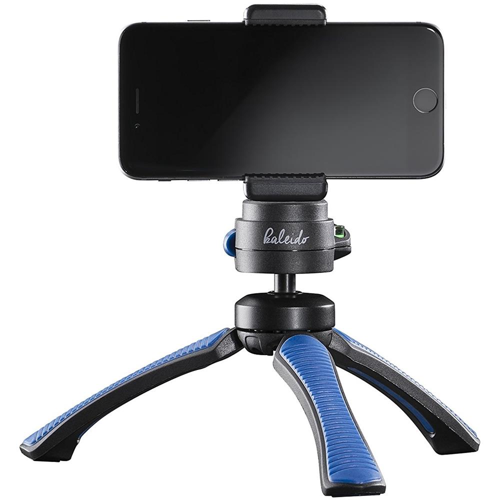 Cavalletto Treppiede Kaleido Gaia Altezza Max. 27 cm Nero / Blu - Foto 5