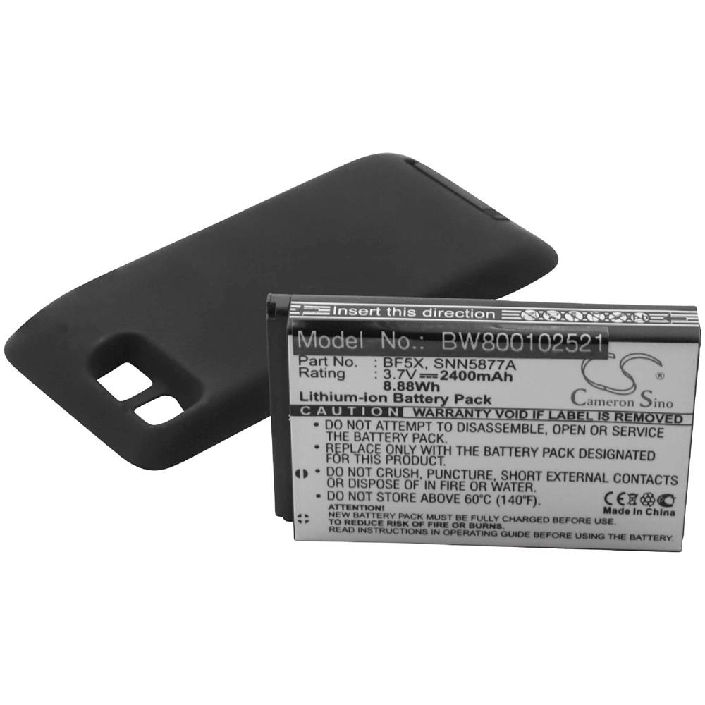 Batteria Estesa Li-ion Per Motorola Mb520, Mb525, Defy Sostituisce Bf5x, Snn5877a 2400mah - Foto 2
