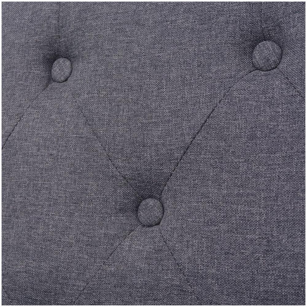 Set Di Divani 3 Pz In Tessuto Grigio - Foto 2