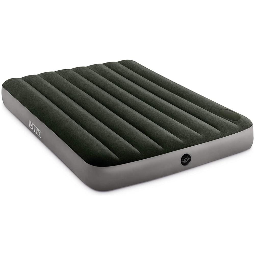 Materasso Gonfiabile 64762 con Tenologia Fiber-Tech e Pompa a Pedale Colore Verde - Foto 1