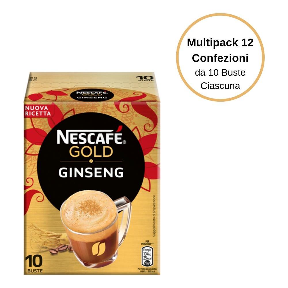 Nescafe' Gold I Golosi Ginseng Multipack 12 Confezioni Da 10 Bustine Ciascuna - Foto 1