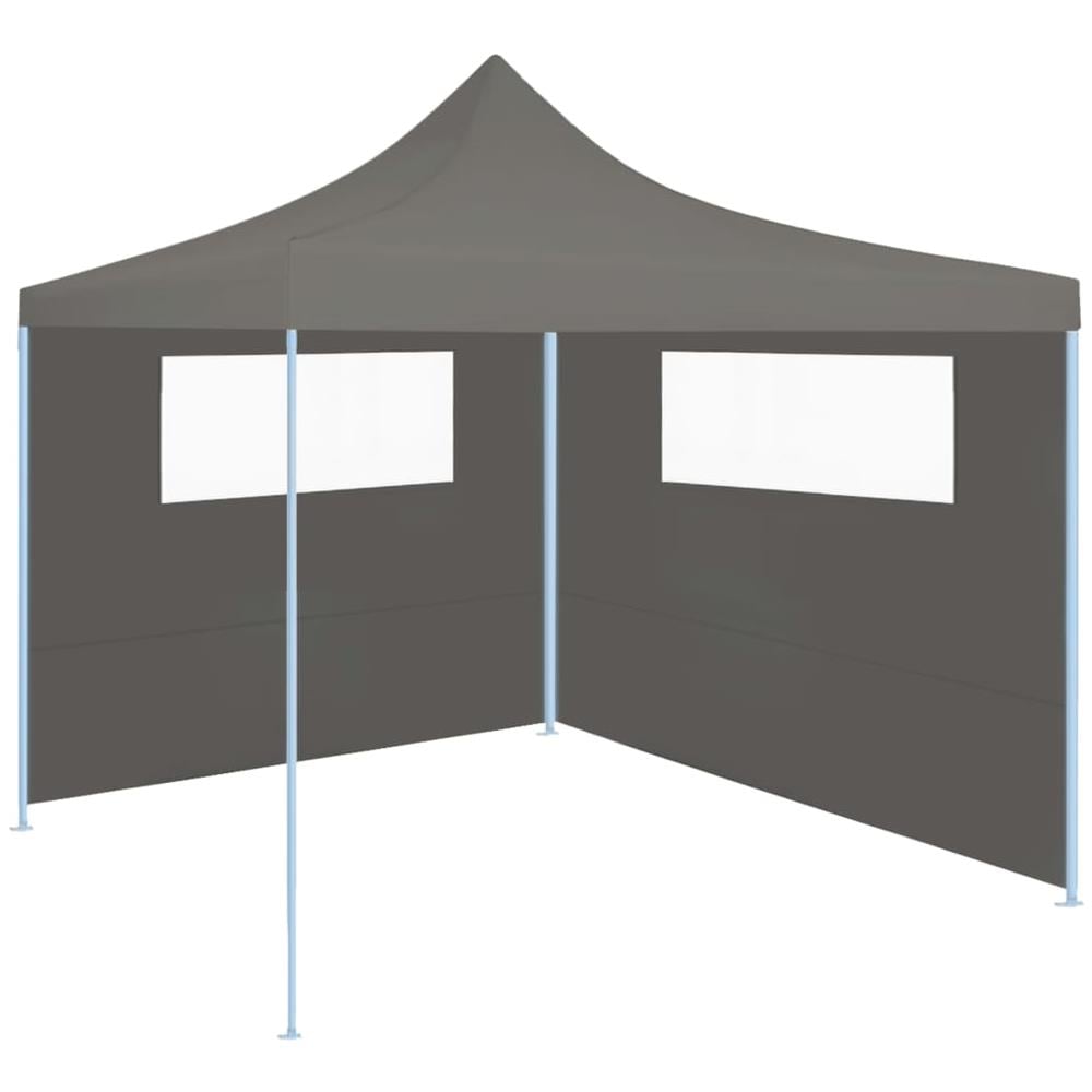 Parete Con Finestre Per Gazebo 6x2 M Antracite - Foto 2