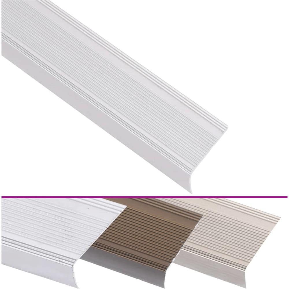 Profili A L Per Gradini 5 Pz In Alluminio 90 Cm Argento - Foto 2
