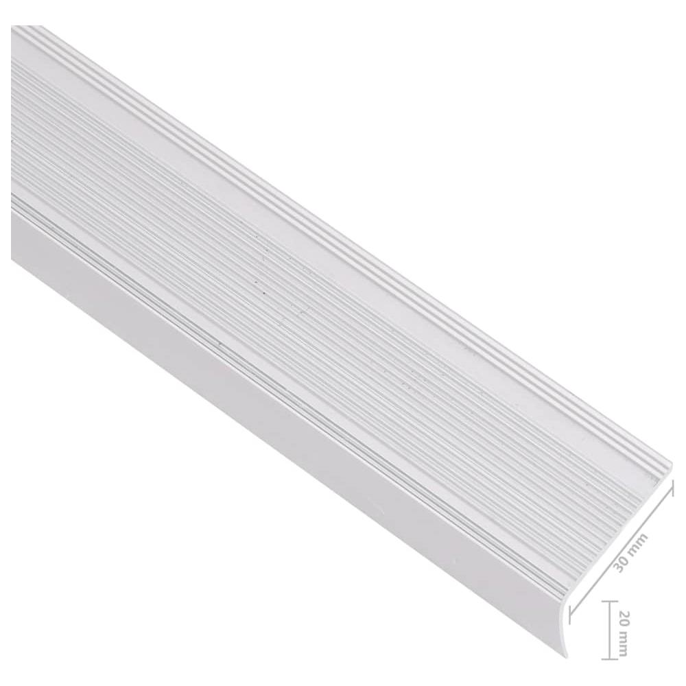 Profili A L Per Gradini 5 Pz In Alluminio 90 Cm Argento - Foto 5