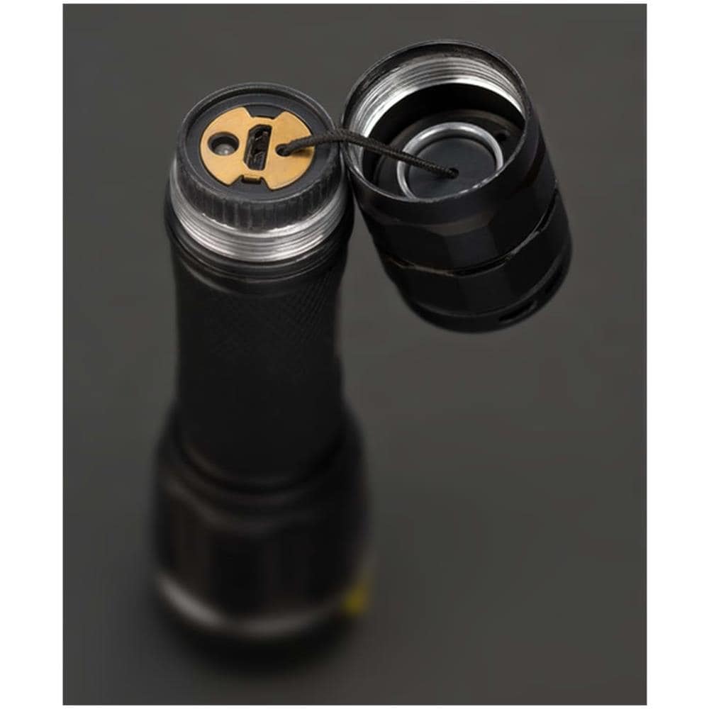 1178600401 torcia Torcia elettrica a pressione Nero LED - Foto 4