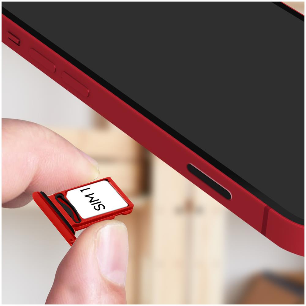 Slot Scheda Sim Di Ricambio Per Iphone 13 Rosso - Foto 2