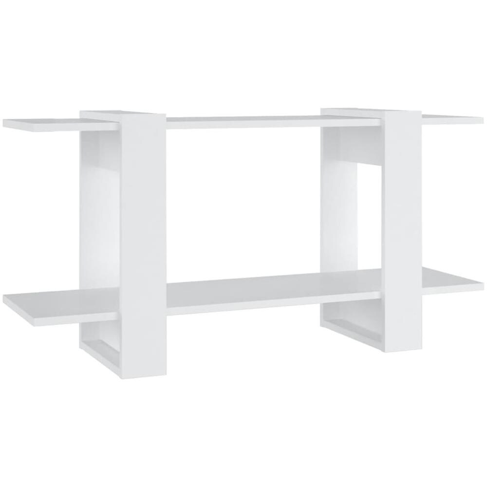 Libreria Bianca 100x30x51 Cm In Legno Multistrato - Foto 2