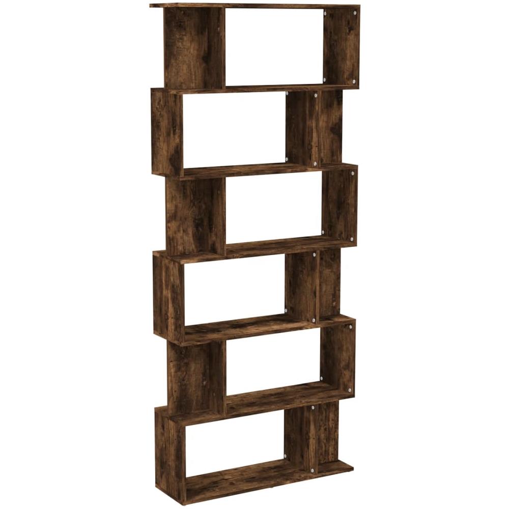 Libreria /divisorio Rovere Fumo 80x24x192cm In Legno Multistrato - Foto 2