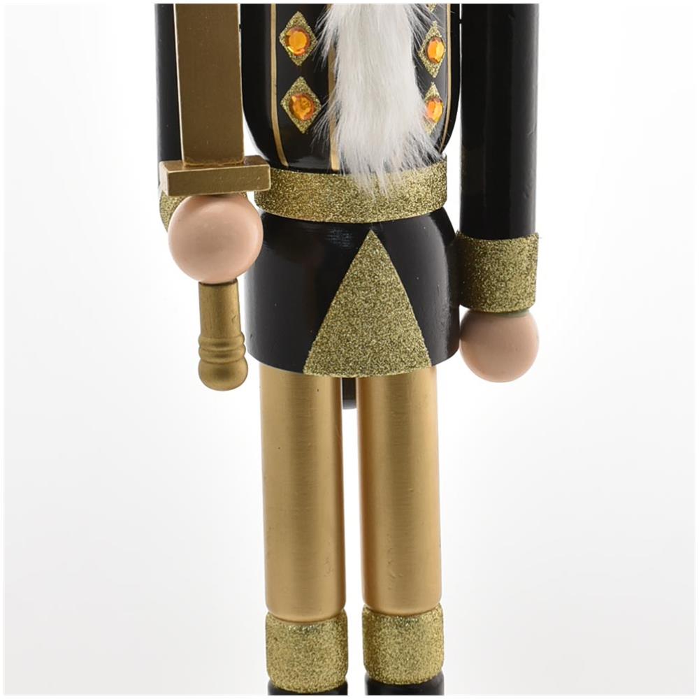 Soldato Schiaccianoci Di Natale In Legno Altezza 106 Cm Decorazioni Natalizie - Foto 2