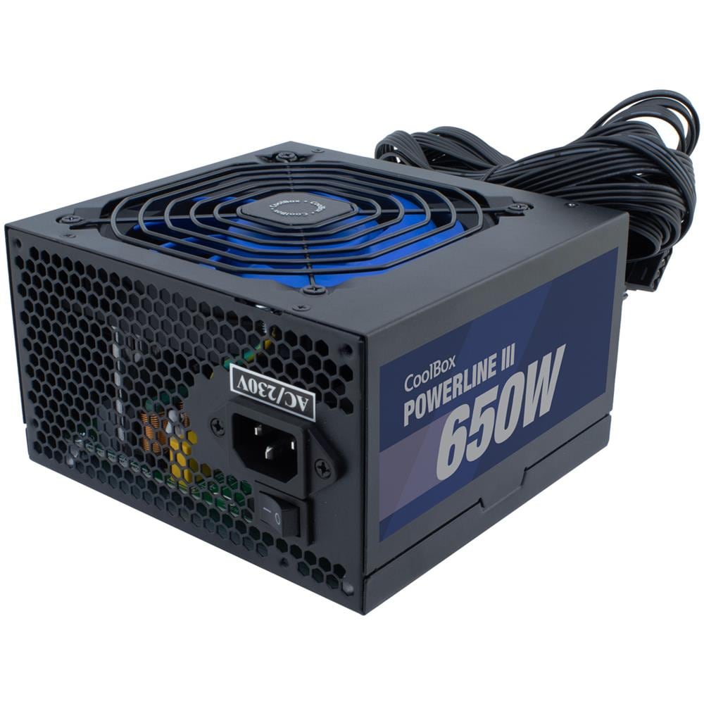 Alimentatore PC Powerline III 650 650 W ATX Colore Nero - Foto 1
