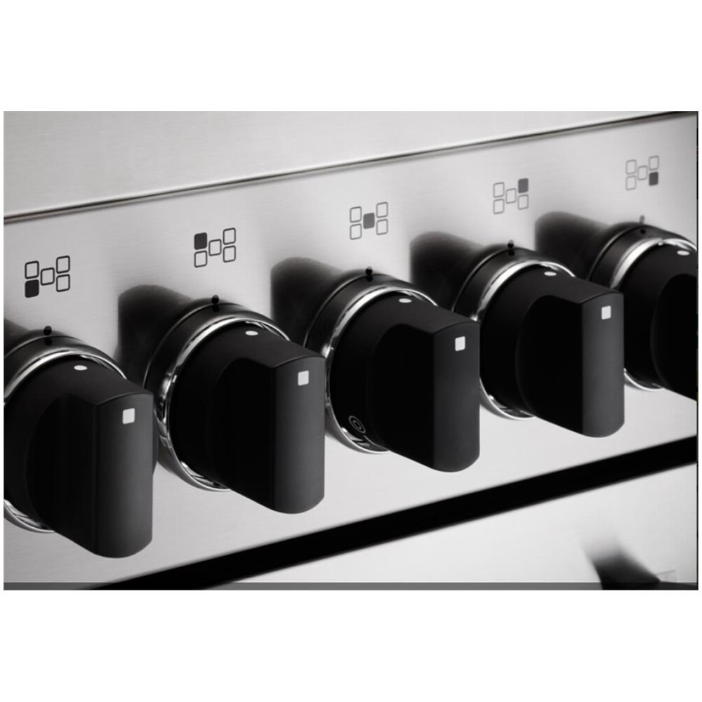 Cucina Elettrica AMN855GBV 5 Fuochi a Gas Forno Elettrico Multifunzione Termoventilato Classe A 90cm Colore Bianco - Foto 4