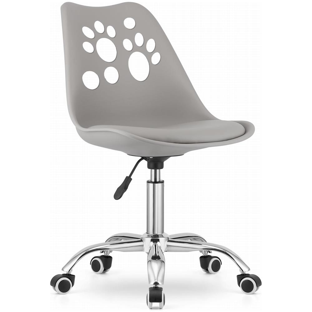 Sedia girevole PRINT grigia dal design ergonomico regolabile - Foto 1