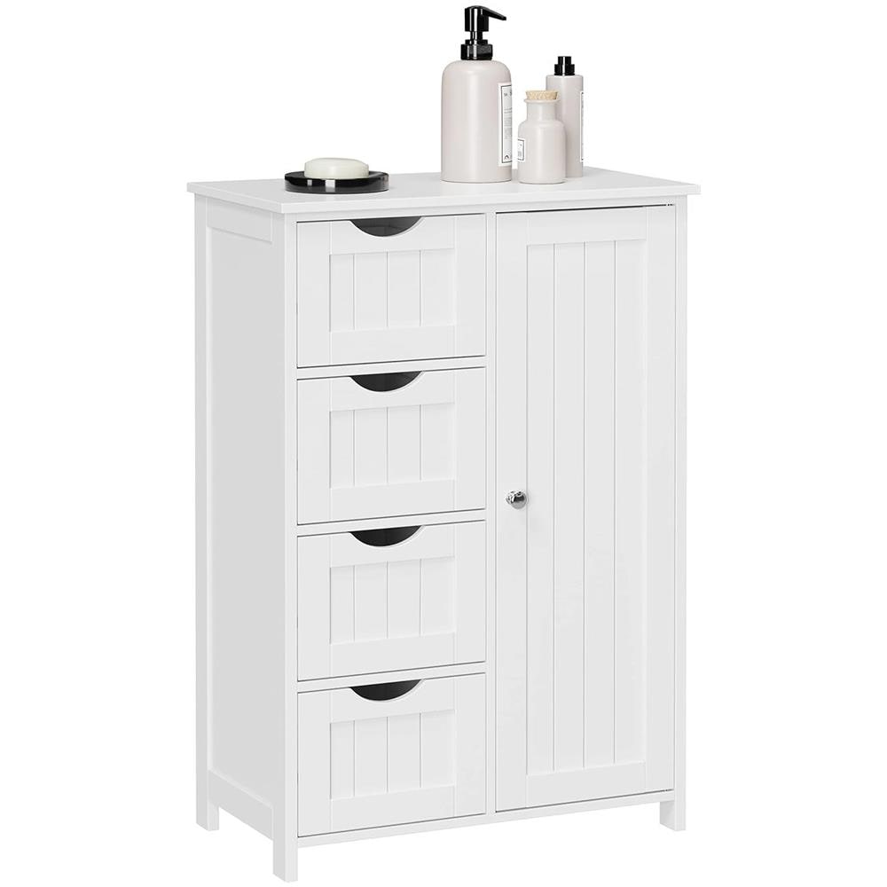 Mobiletto da bagno con cassettiera bianca LHC41W - Foto 8