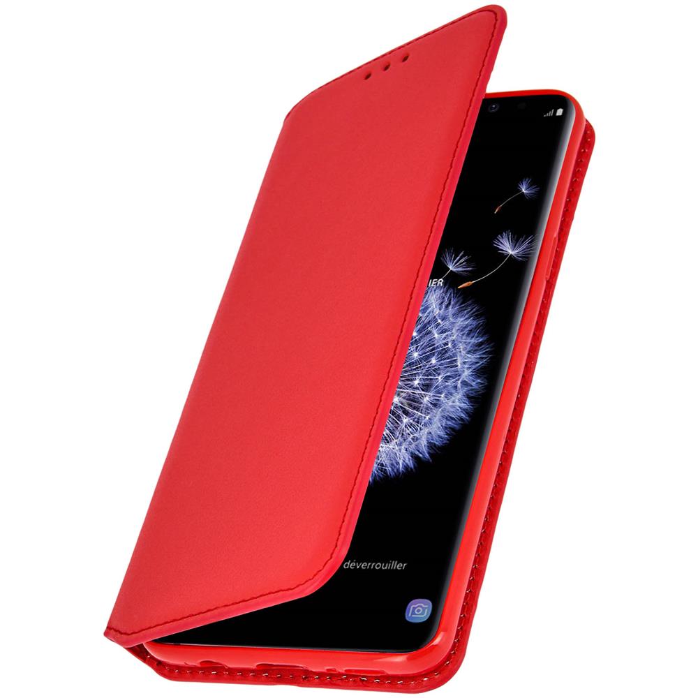 Custodia Samsung Galaxy S9 Custodia Folio Classic Edition Cover Silicone Rossa - Foto 1