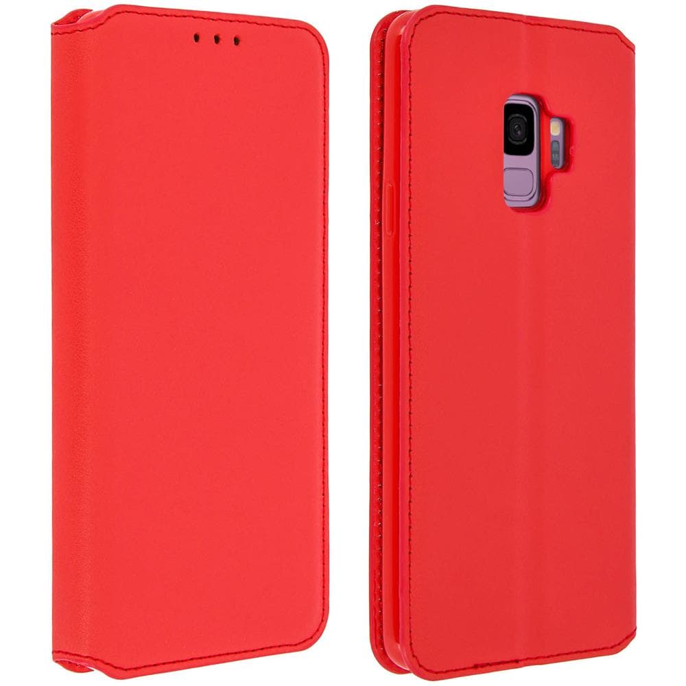 Custodia Samsung Galaxy S9 Custodia Folio Classic Edition Cover Silicone Rossa - Foto 2