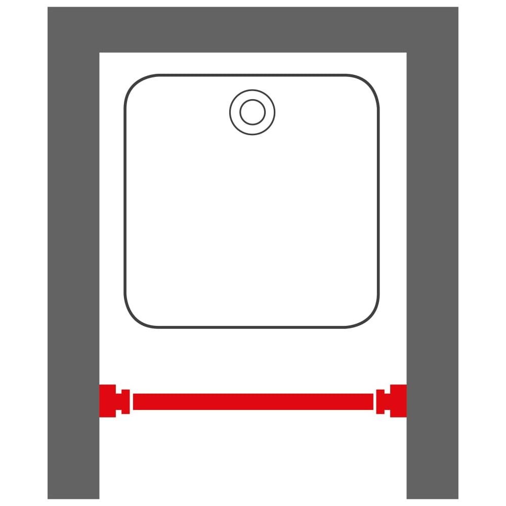 Barra Telescopica Per Tenda Doccia 115 Cm Cromata - Foto 2