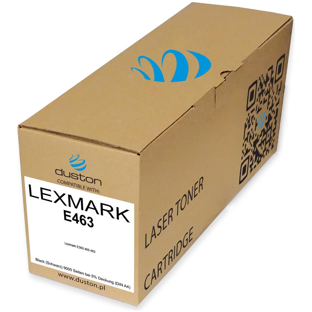 TONER COMPATIBILE - E360x11e, E463 Negro Compatible Con Lexmark E360 460 462 - Foto 1