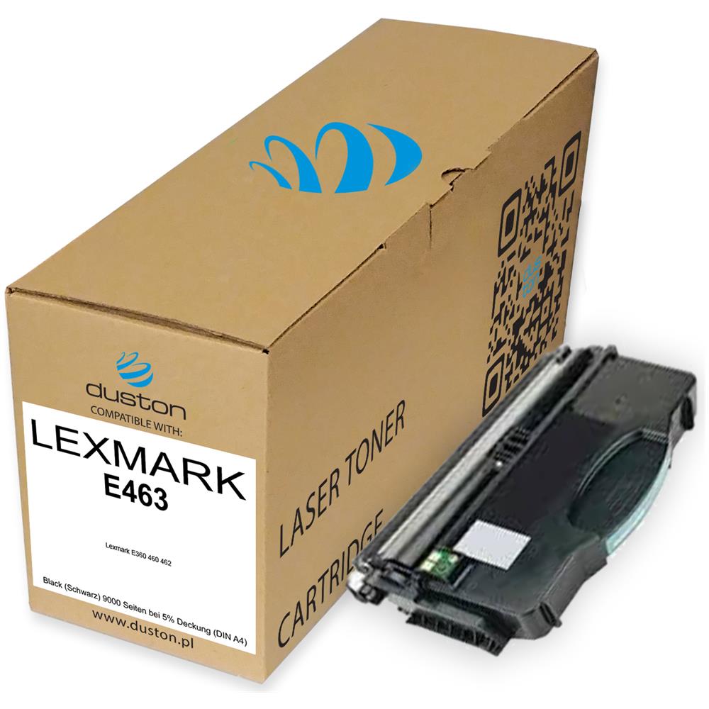 TONER COMPATIBILE - E360x11e, E463 Negro Compatible Con Lexmark E360 460 462 - Foto 2