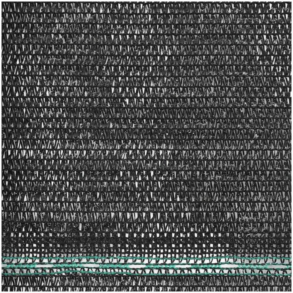 Schermo di Recinzione da Tennis in HDPE 1,4x50 m Nera - Foto 2