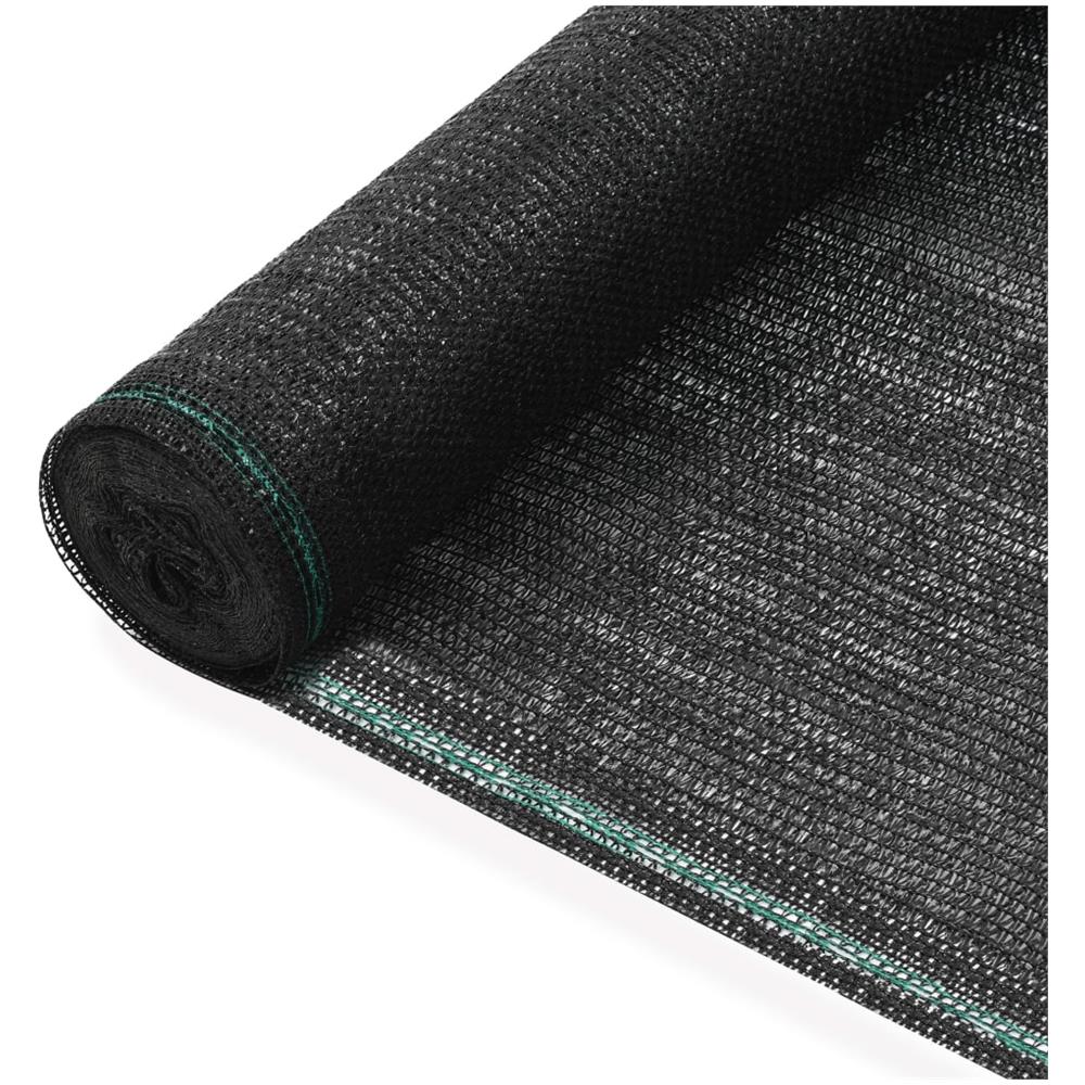 Schermo di Recinzione da Tennis in HDPE 1,4x50 m Nera - Foto 1