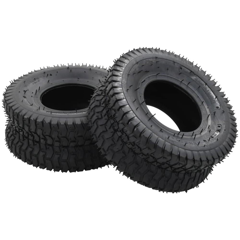 Ruote per Carriola 2 pz 15x6.00-6 4PR Gomma - Foto 1