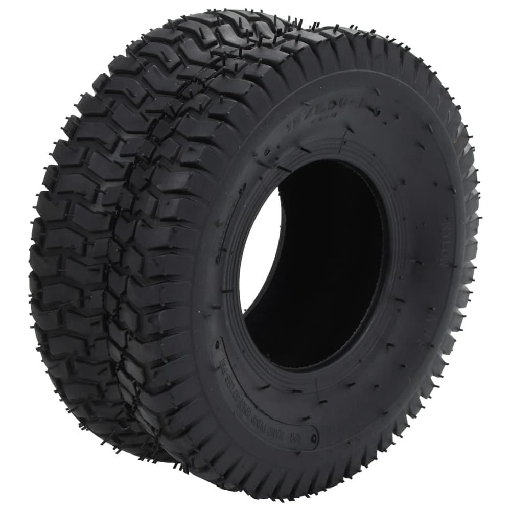 Ruote per Carriola 2 pz 15x6.00-6 4PR Gomma - Foto 3