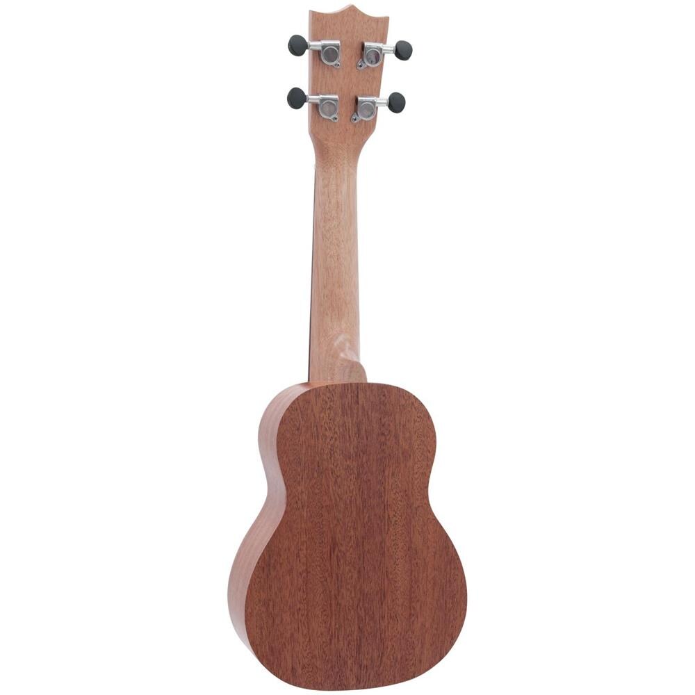 Ukulele Soprano, Marrone, Corpo Tiglio, Ponte Palissandro, Uk-400 - Foto 3