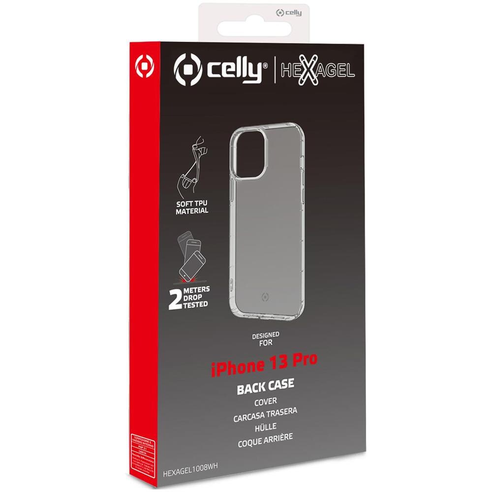 Custodia Hexagel Anti-shock Iphone 13 Pro Transp - Foto 8