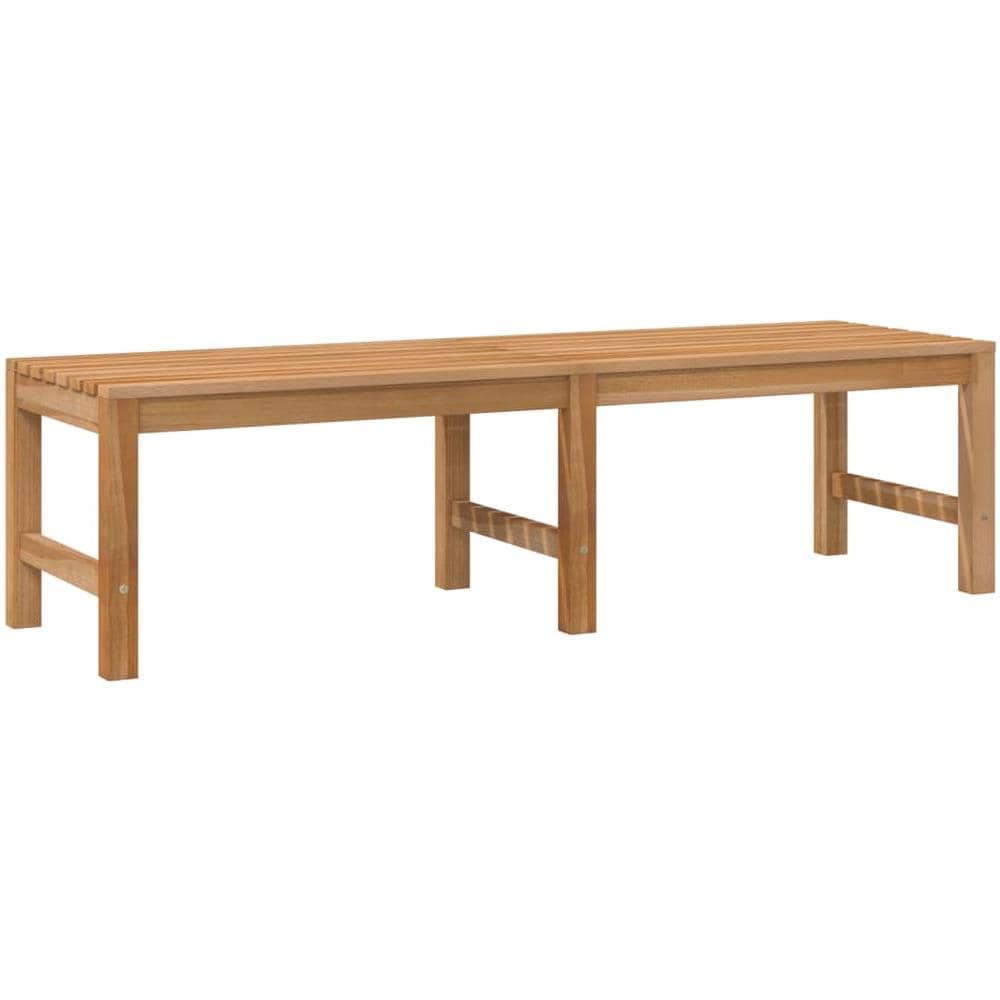 Panchina da Giardino 150 cm in Legno Massello di Teak - Foto 1