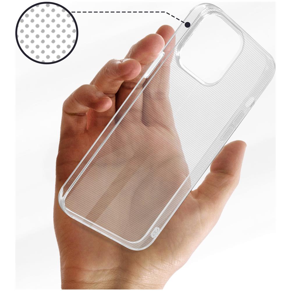 Cover Iphone 13 Pro Max Silicone Gel Anti-ingiallimento Mercury Trasparente - Foto 2