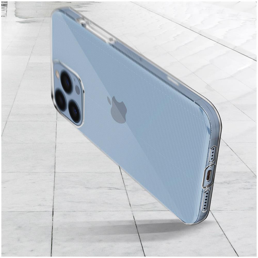Cover Iphone 13 Pro Max Silicone Gel Anti-ingiallimento Mercury Trasparente - Foto 5