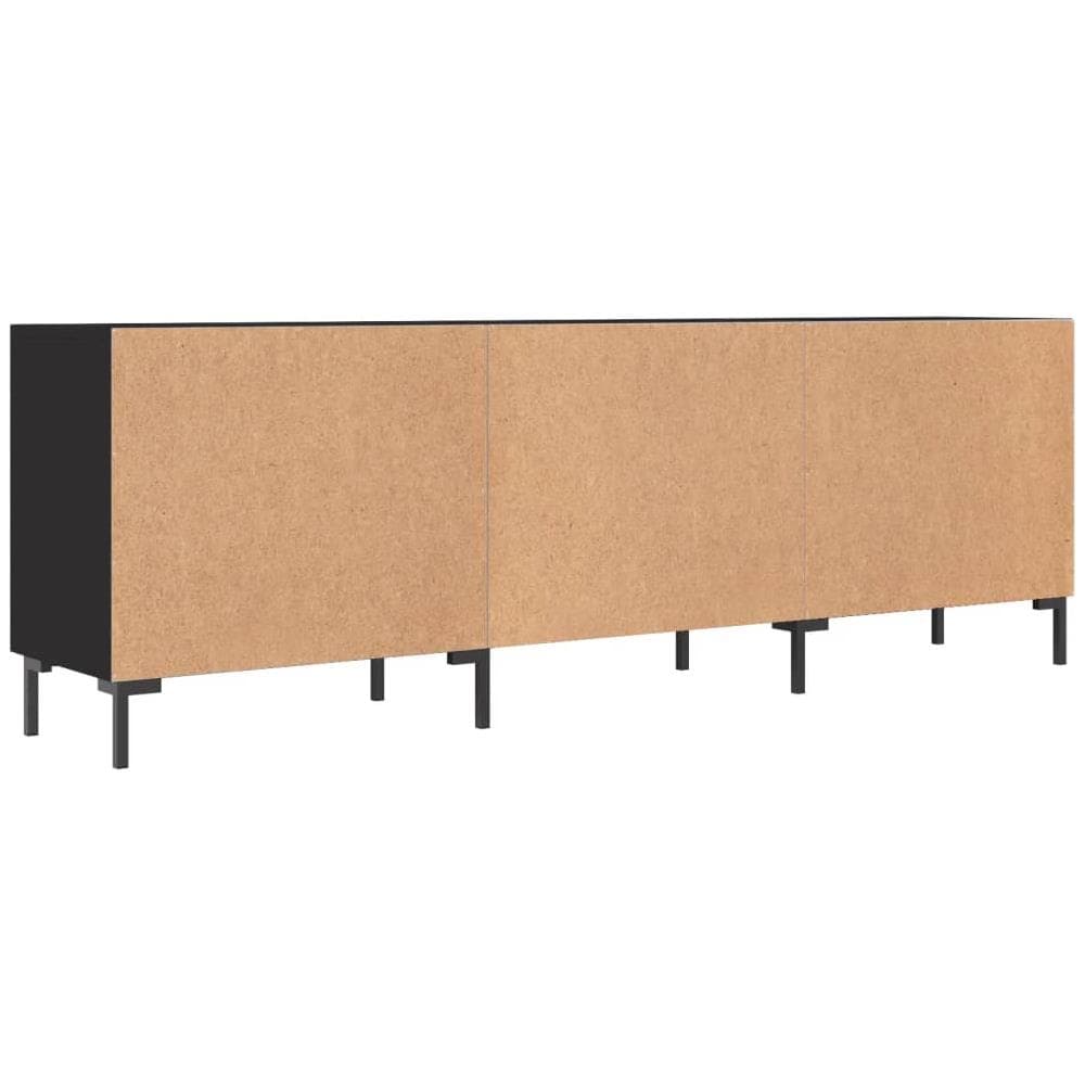 Mobile Porta Tv Nero 150x30x50 Cm In Legno Multistrato - Foto 8