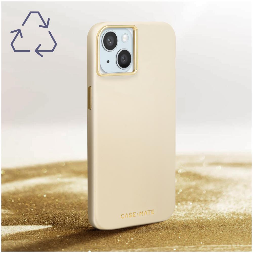 Cover Magsafe Per Iphone 15 Plus Anticaduta 3,5 M Antibatterica Beige - Foto 2