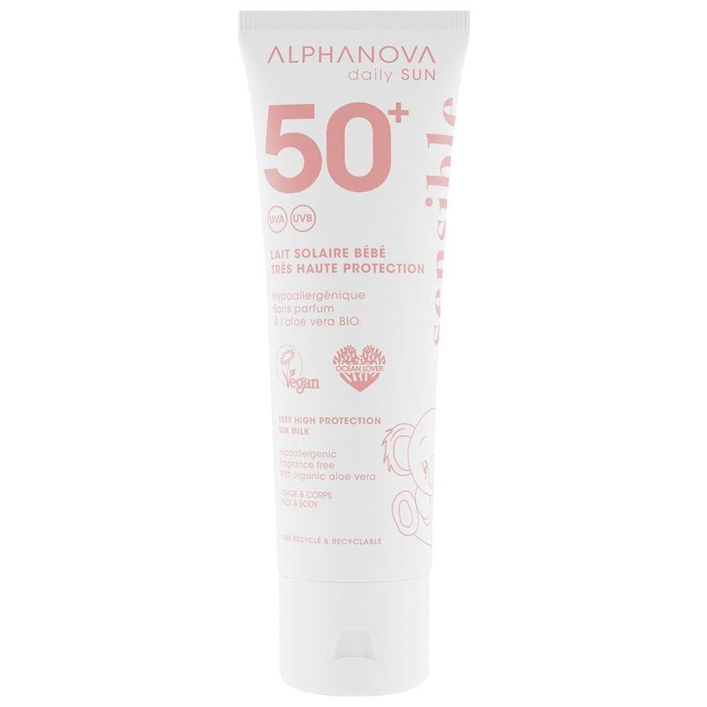 Latte Solare Per Bambini Spf50+ 50ml Sole Quotidiano Alphanova - Foto 1