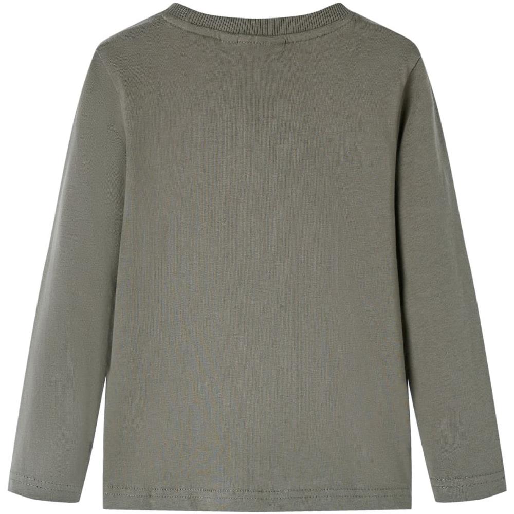 Maglietta Da Bambino A Maniche Lunghe Stampa Auto Da Corsa Cachi 104 - Foto 2