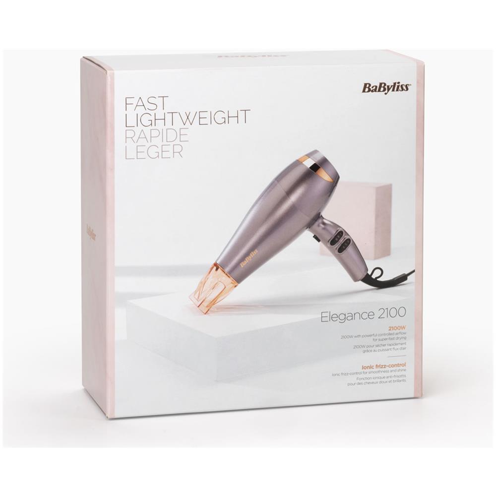 Elegance 2100 asciuga capelli 2200 W Grigio - Foto 5