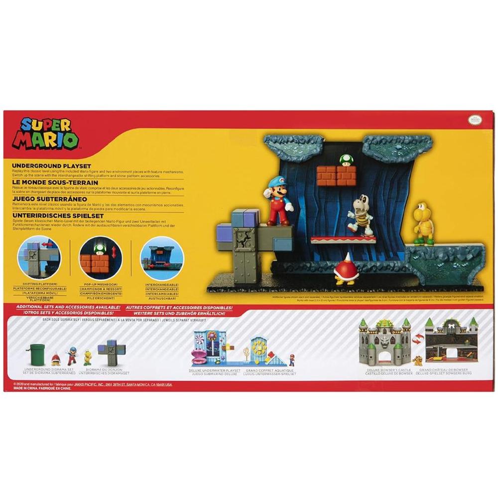 Playset Super Mario Underground Idea Regalo per Bambini e Collezionisti - Foto 5