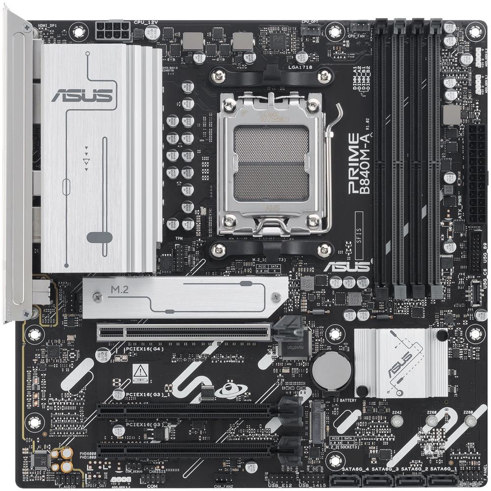 Scheda Madre PRIME B840M-A-CSM Socket AM5 Chipset B840 Micro ATX - Foto 2