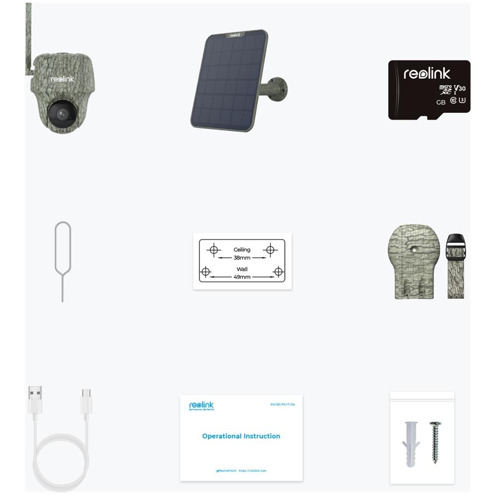 Videosorveglianza G450 con Connessione 4G Rosoluzione 3840 x 2160 8MP Audio Bidirezionale Pannello Solare per Esterno Colore Militare - Foto 5