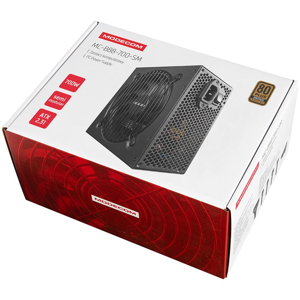 MC-B88-700-SM alimentatore per computer 700 W 20+4 pin ATX ATX Nero - Foto 6